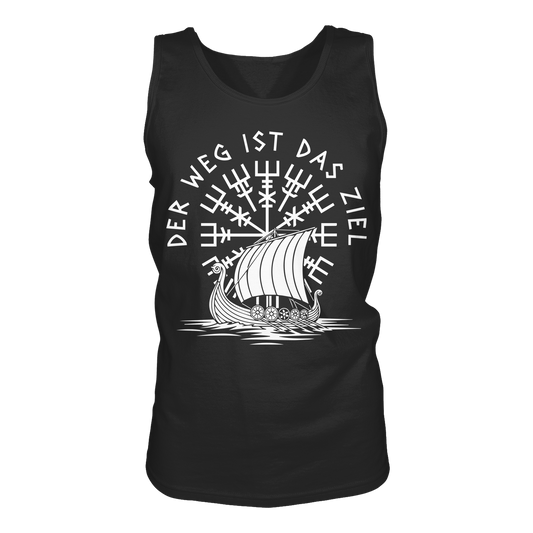 DER WEG IST DAS ZIEL - Wikinger Tank-Top Männer Relaxed Reise