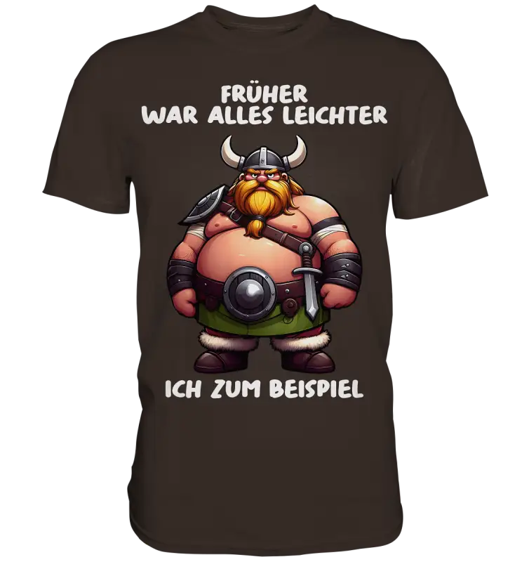 Früher war alles leichter - Herren Shirt - Donnerwolf