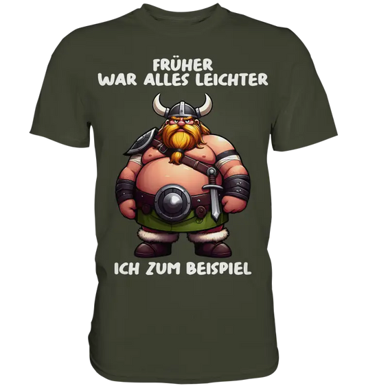 Früher war alles leichter - Herren Shirt - Donnerwolf