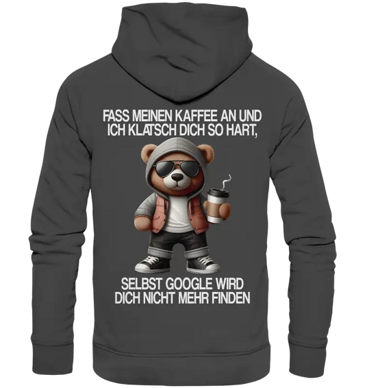 Google Teddy - Organic Basic Hoodie (Backprint) - Donnerwolf