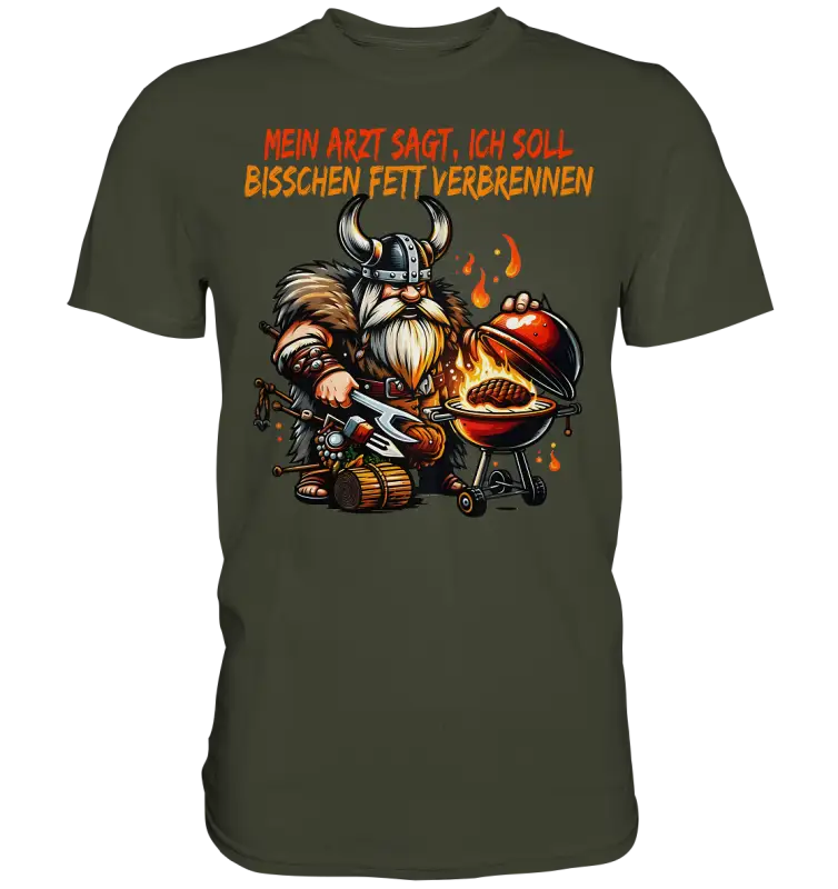 Grill Meister - Herren Premium Shirt - Donnerwolf