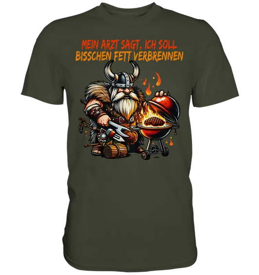 Grill Meister - Herren Premium Shirt - Donnerwolf