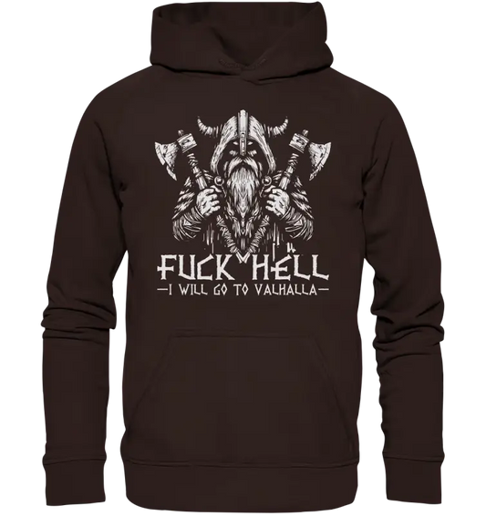 I will go to valhalla - Unisex Hoodie - Hot Chocolate / XS - Hoodies