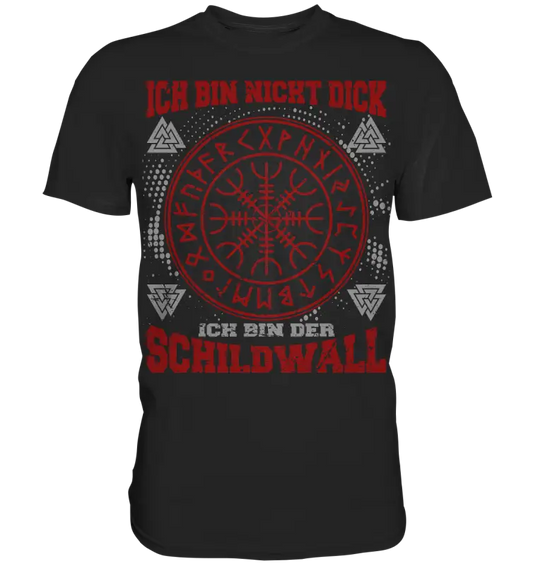 Ich bin der Schildwall - Premium Shirt - Donnerwolf