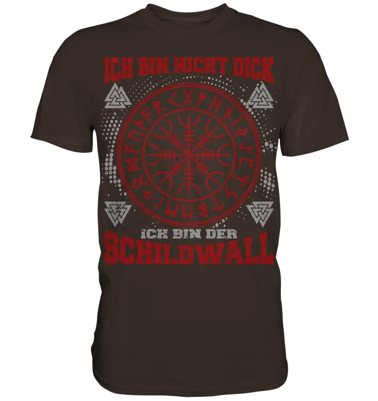 Ich bin der Schildwall - Premium Shirt - Donnerwolf