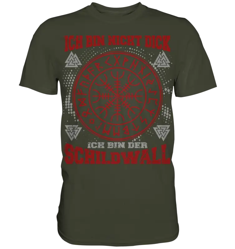 Ich bin der Schildwall - Premium Shirt - Donnerwolf