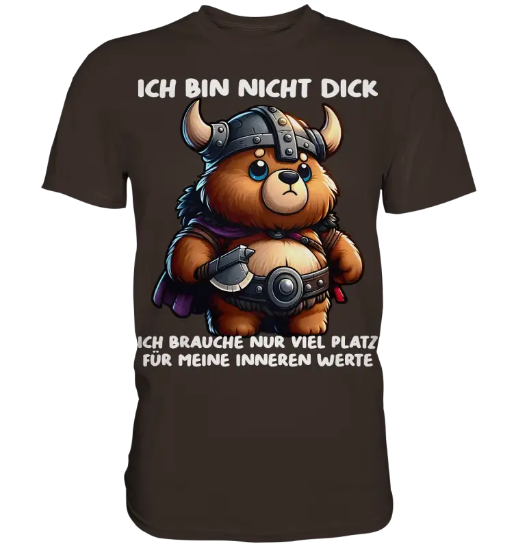 Ich bin nicht Dick - Herren Shirt - Donnerwolf