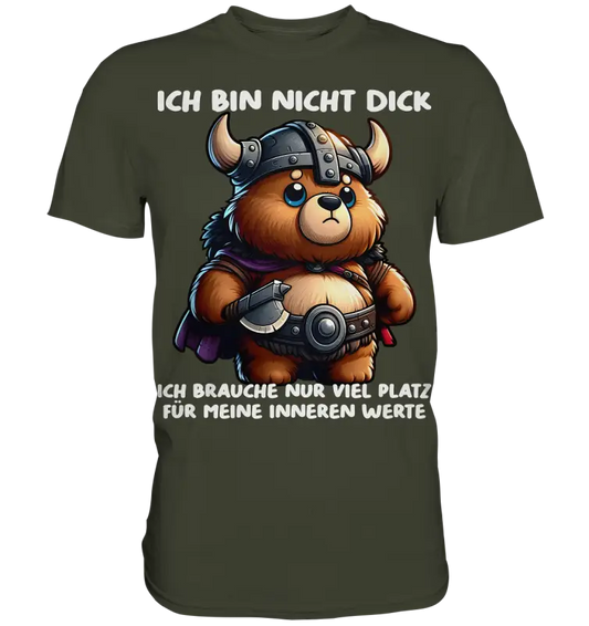 Ich bin nicht Dick - Herren Shirt - Donnerwolf
