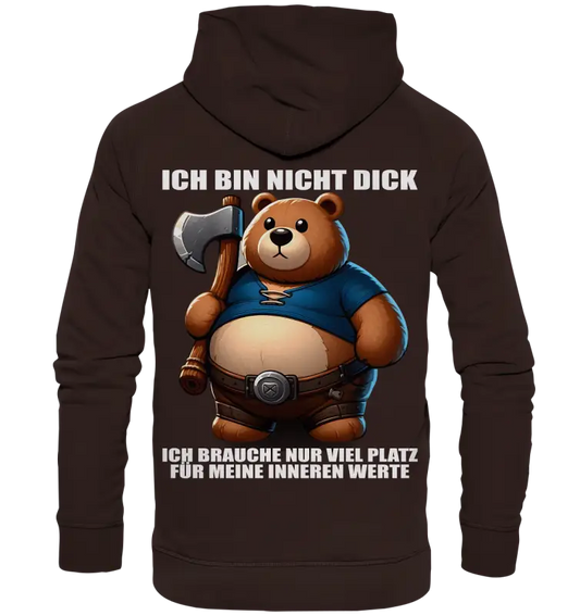Ich bin nicht Dick - Unisex Hoodie - Donnerwolf