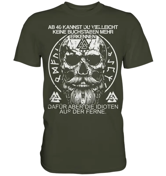 Idioten aus der Ferne - Premium Shirt - Donnerwolf