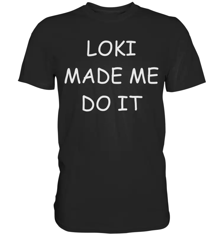 Loki - Herren Shirt - Black / XS - Unisex-Shirts