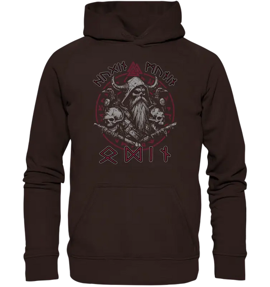 Odin Hugin Munin - Unisex Hoodie - Hot Chocolate / XS - Hoodies