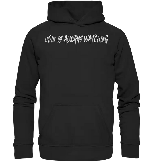 Odin is Always watching - Unisex Hoodie & Beidseitiger Druck - Deep Black / XS - Hoodies