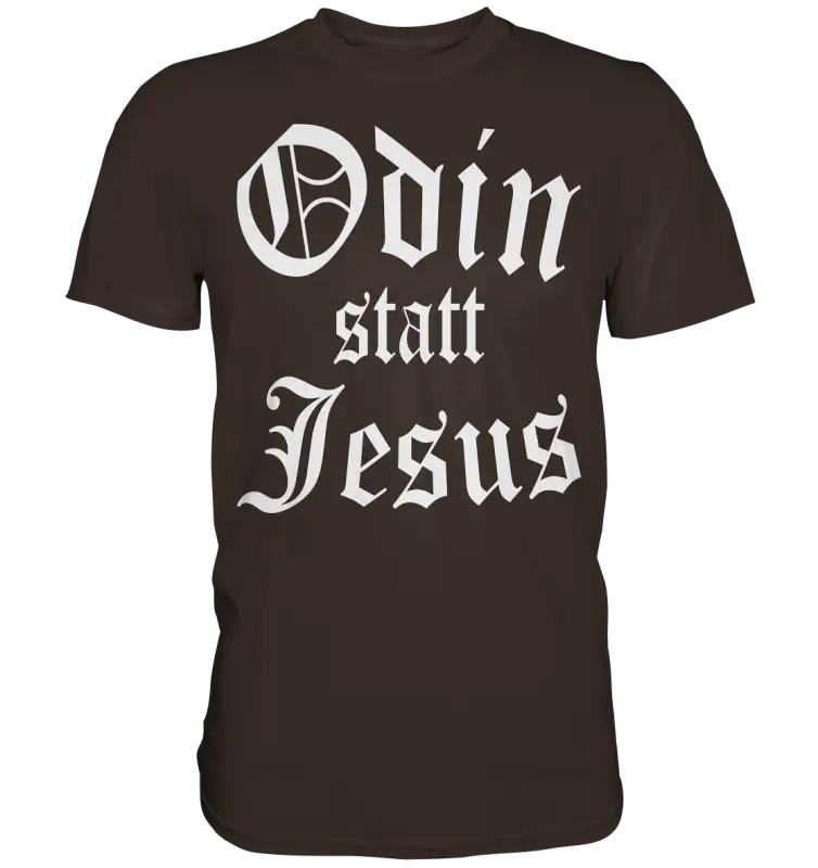 Odin statt Jesus - Wikinger Shirt - Donnerwolf
