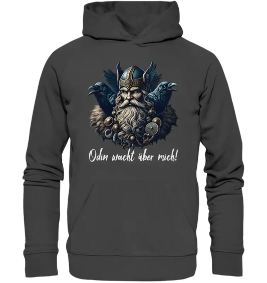 Odin wacht über mich - Organic Basic Hoodie - Donnerwolf