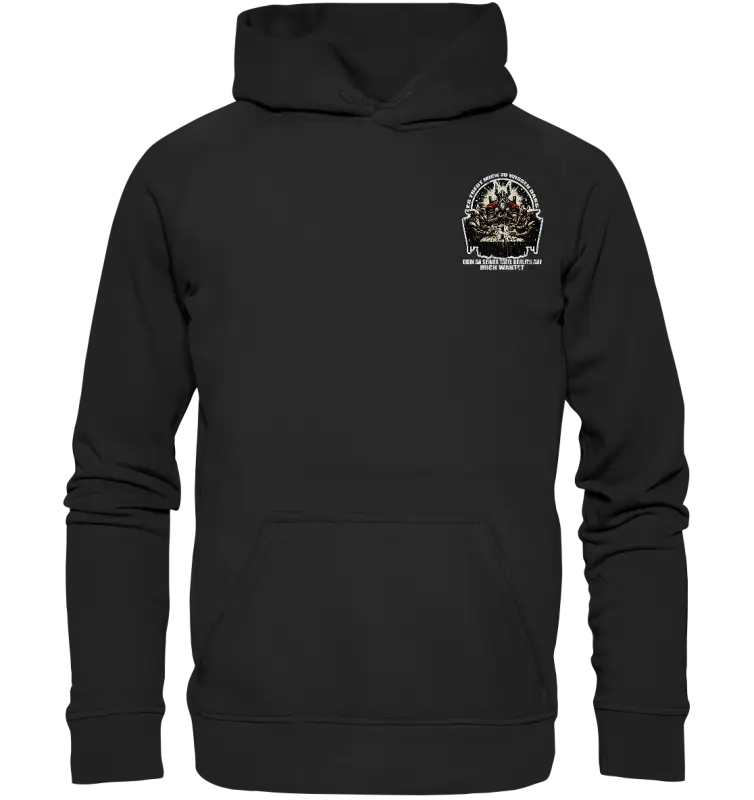 Odin wartet an seiner Tafel auf mich - Unisex Hoodie (Beidseitiger Druck) - Donnerwolf