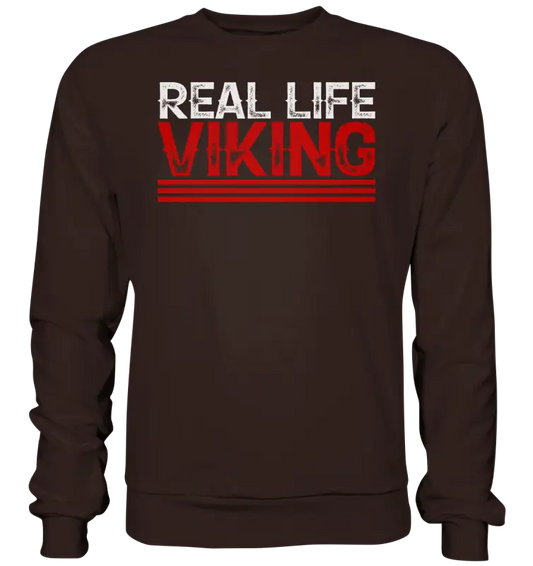Real Life Viking - Basic Sweatshirt - Hot Chocolate / XS - Sweatshirts
