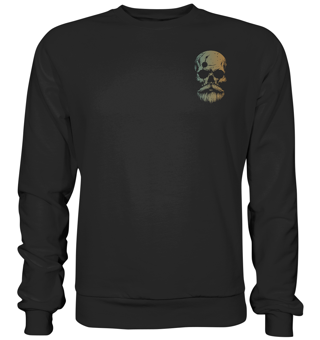 Skull Viking - Unisex Sweatshirt - Deep Black / XS - Sweatshirts