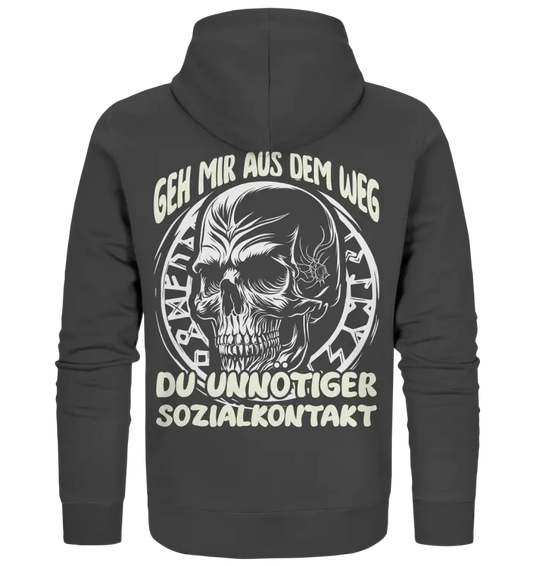 Sozialkontakt - Organic Zipper - Donnerwolf