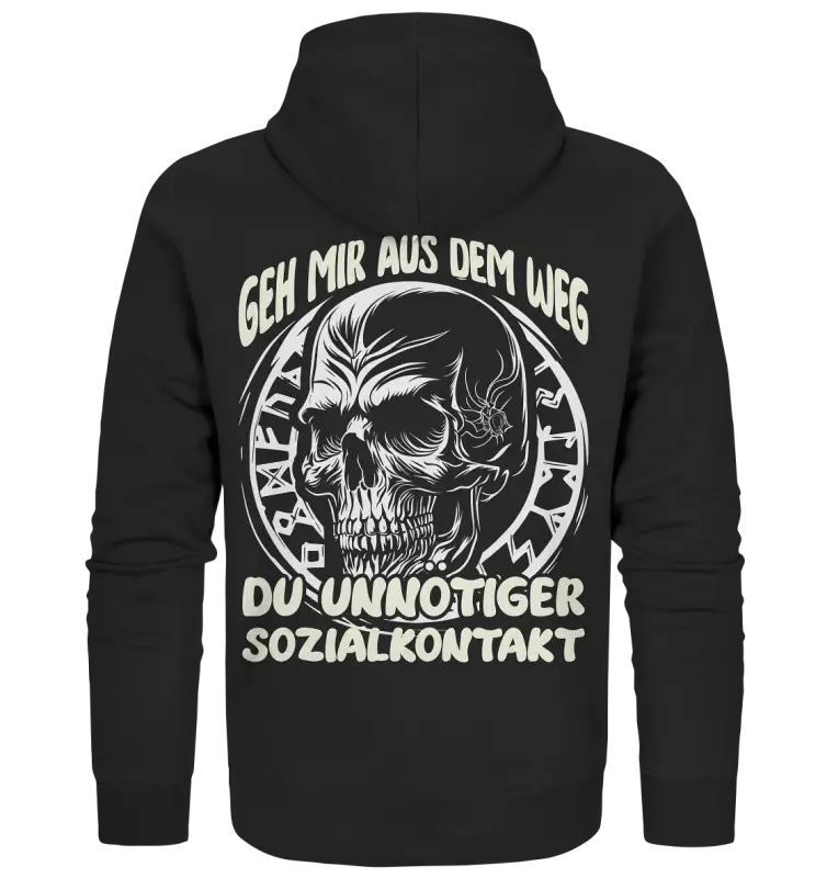 Sozialkontakt - Organic Zipper - Donnerwolf