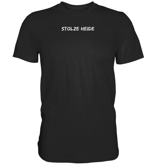 Stolze Heide - Premium Shirt (Beidseitiger Druck) - Black / XS - Unisex-Shirts