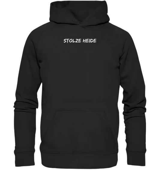 Stolze Heide - Unisex Hoodie (Beidseitiger Druck) - Deep Black / XS - Hoodies
