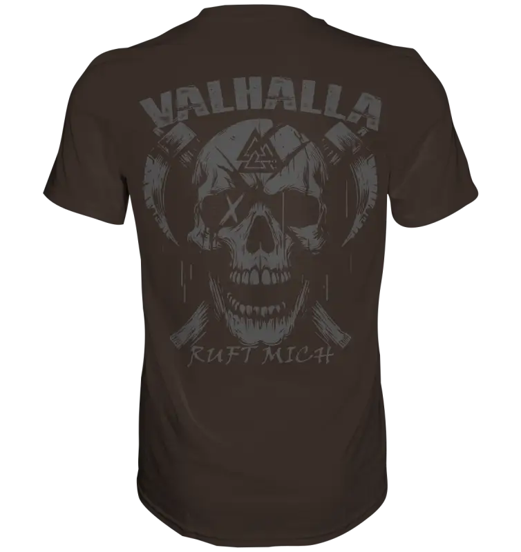 Valhalla ruft mich! - Wikinger Herren Shirt (Beidseitiger Druck) - Unisex-Shirts