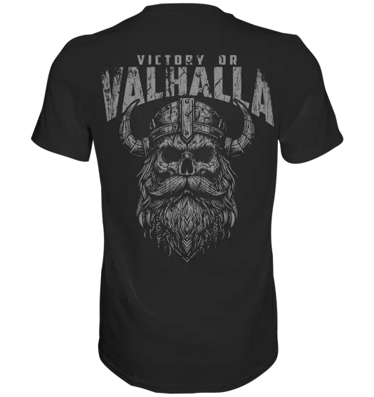 Victory of Valhalla - Premium Shirt (Beidseitiger Druck) - Donnerwolf
