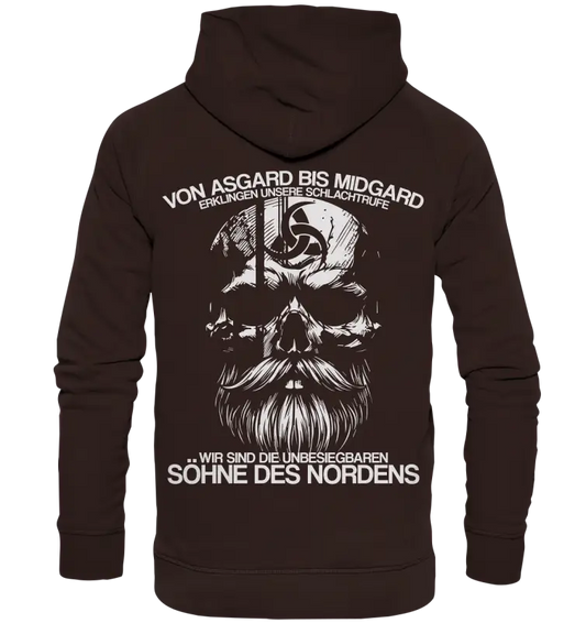Von Asgard bis Midgard - Basic Unisex Hoodie - Donnerwolf