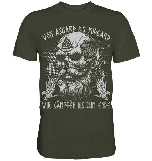 Von Asgard bis Midgard - Herren Premium Shirt - Donnerwolf