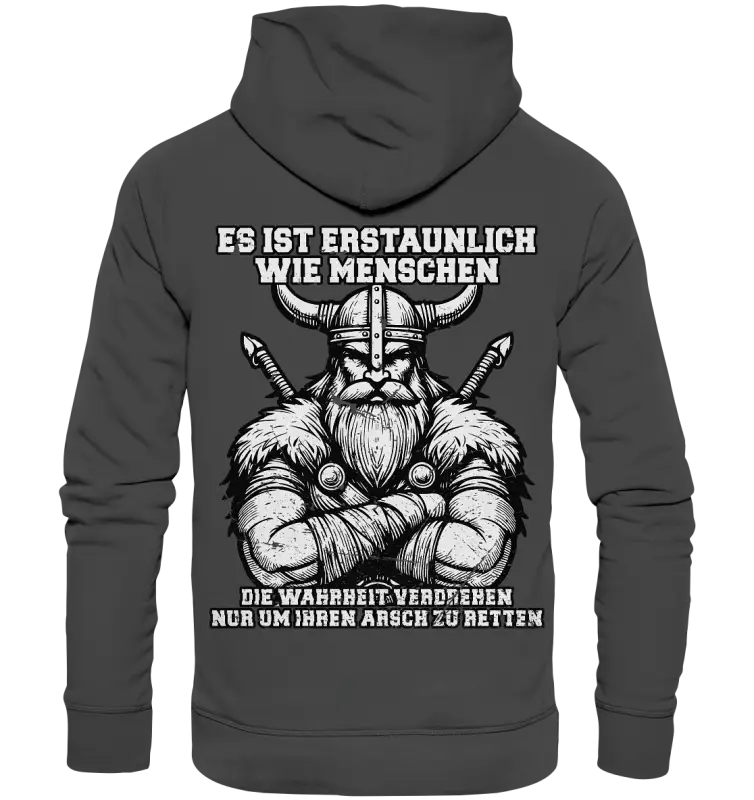 Wahrheit verdrehen - Organic Basic Hoodie - Donnerwolf