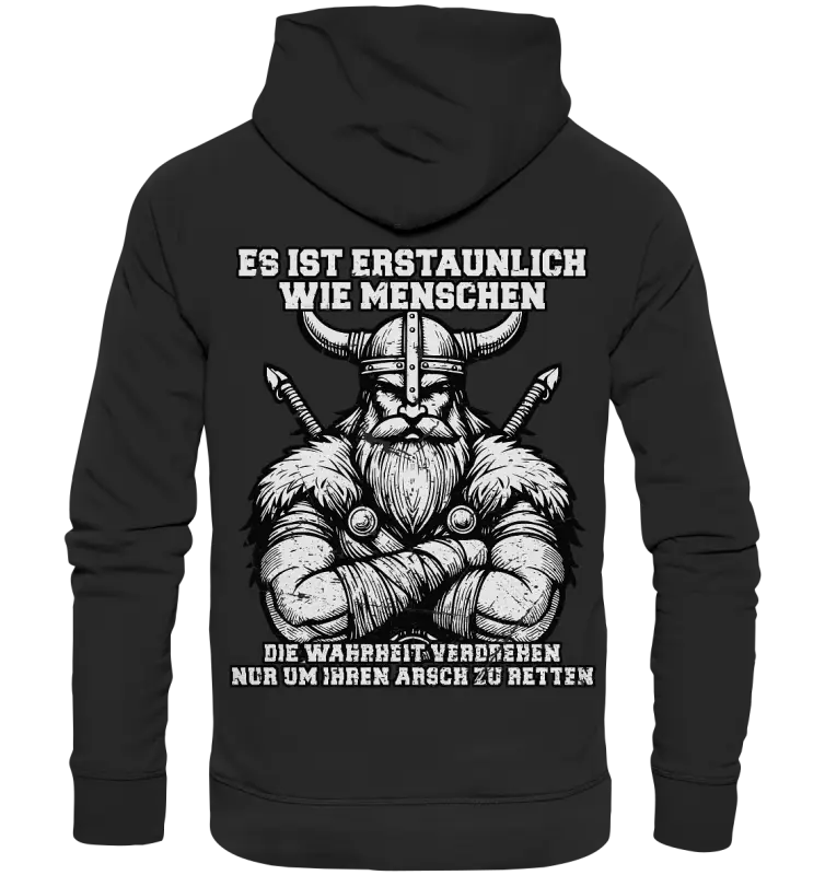 Wahrheit verdrehen - Organic Basic Hoodie - Donnerwolf