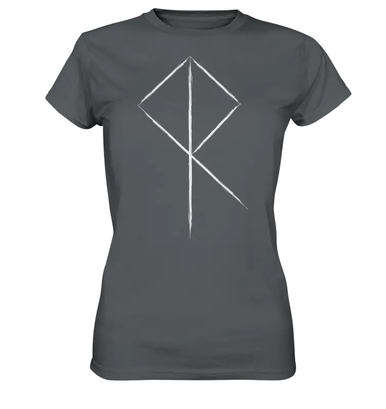 Wikinger Rune - Damen Shirt - Dark Grey / XS - Lady-Shirts
