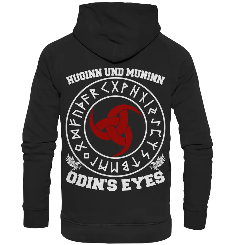 Wikinger-Shirt "Huginn und Muninn - Odins Augen" - Unisex Hoodie - Donnerwolf
