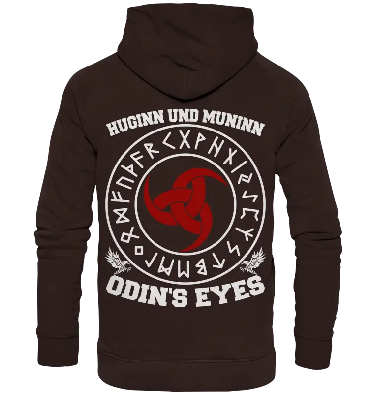 Wikinger-Shirt "Huginn und Muninn - Odins Augen" - Unisex Hoodie - Donnerwolf