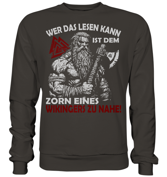 Wikinger Zorn - Unisex Sweatshirt - Storm Grey (Solid) / XS - Sweatshirts