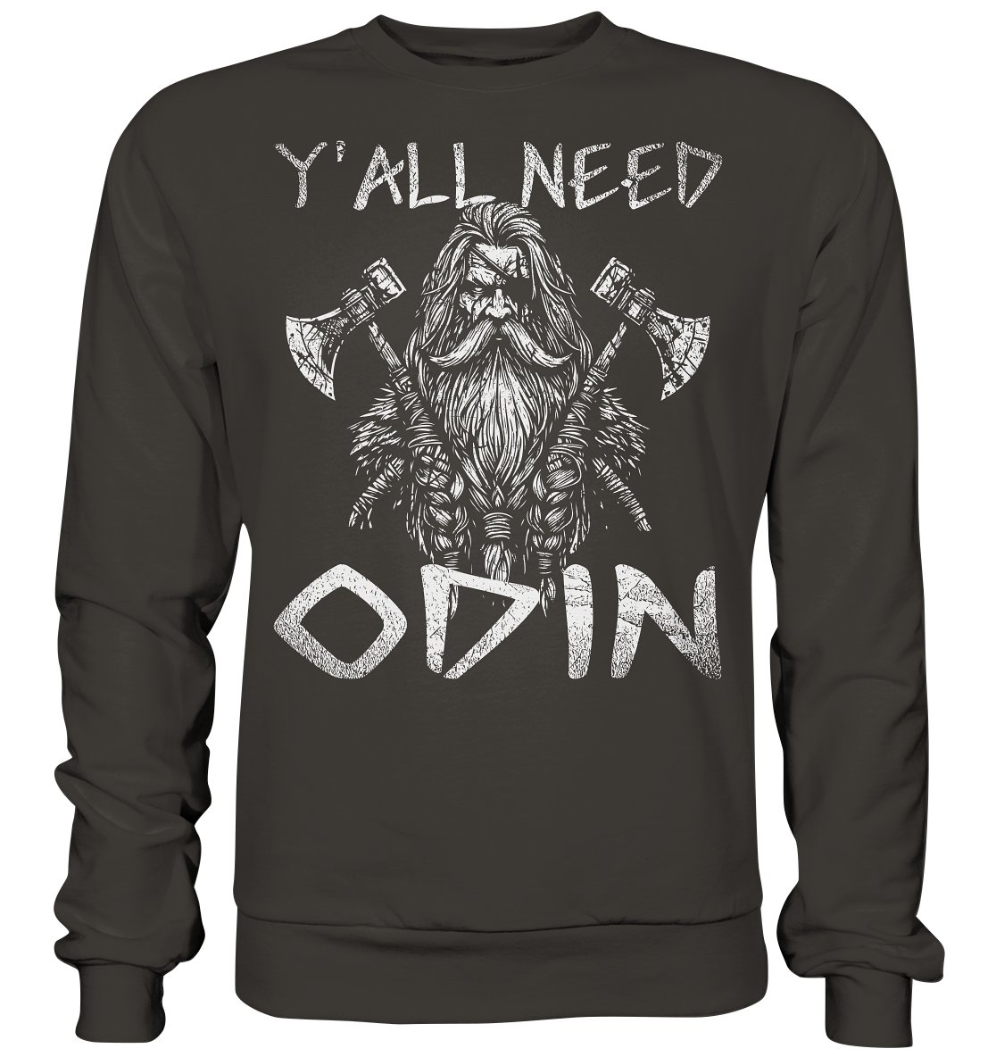 Y’all Need Odin - Unisex Sweatshirt - Storm Grey (Solid) / XS - Sweatshirts