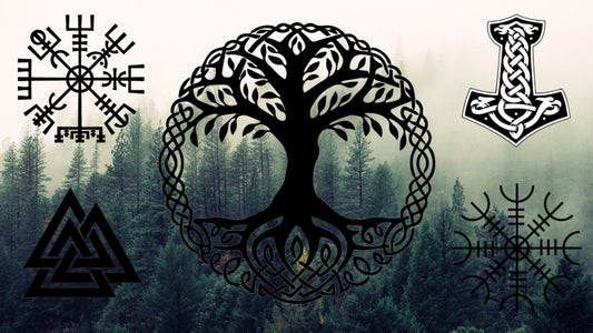 Wikinger Symbole und ihre Bedeutung: Mjölnir, Vegvisir, Valknut und weitere nordische Zeichen