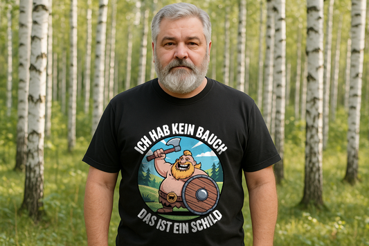 Das ist mein Schild - Wikinger T-Shirt Männer Beschützer Premium