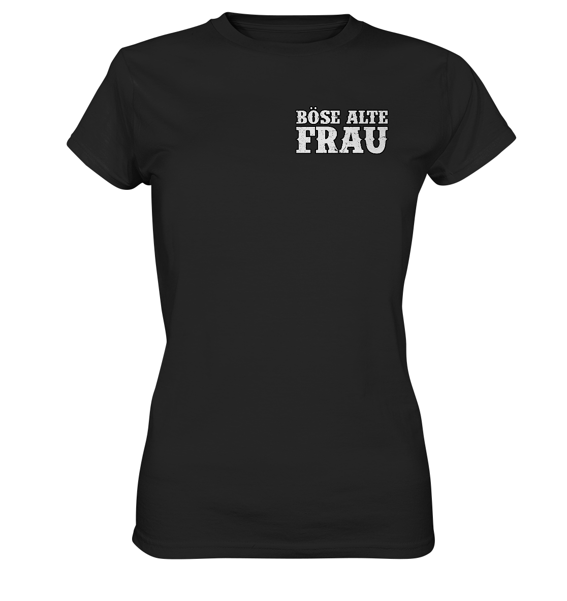 Böse alte Frau - Damen Shirt - Donnerwolf