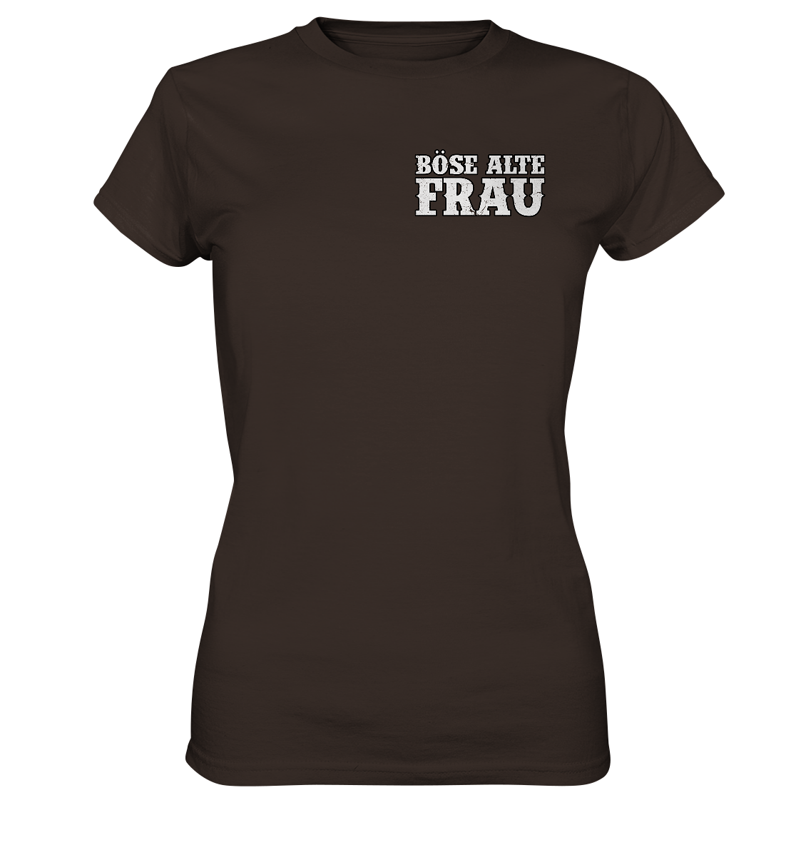 Böse alte Frau - Damen Shirt - Donnerwolf