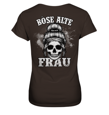 Böse alte Frau - Damen Shirt - Donnerwolf