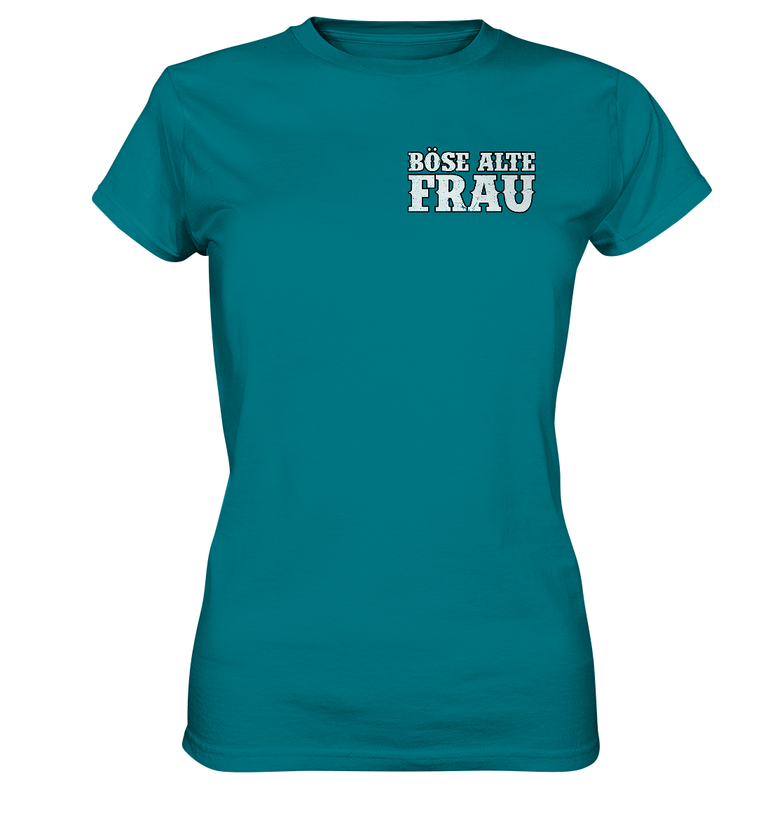 Böse alte Frau - Damen Shirt - Donnerwolf