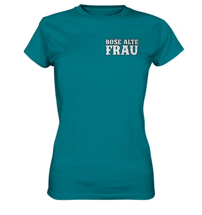 Böse alte Frau - Damen Shirt - Donnerwolf