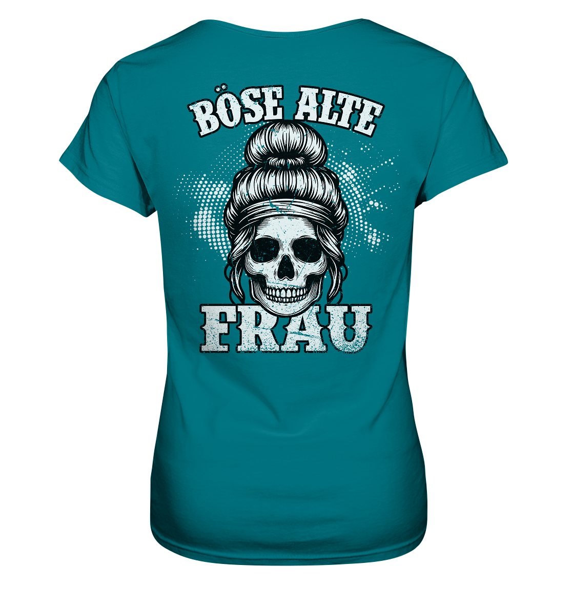 Böse alte Frau - Damen Shirt - Donnerwolf