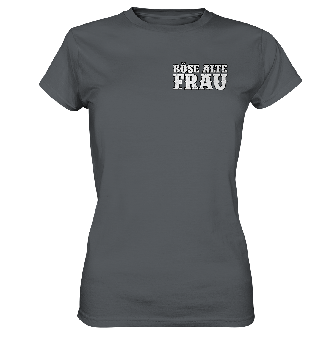 Böse alte Frau - Damen Shirt - Donnerwolf