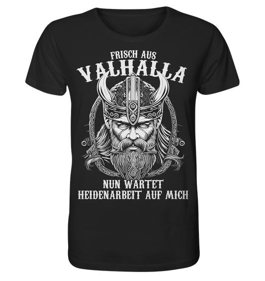 Frisch aus Valhalla - Organic Shirt - Donnerwolf