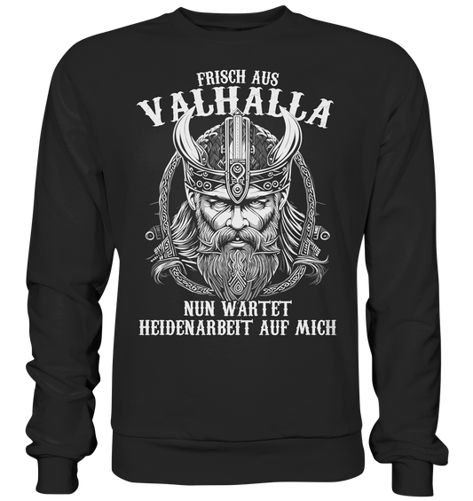 Frisch aus Valhalla - Premium Sweatshirt - Donnerwolf