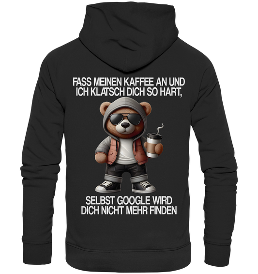 Google Teddy - Organic Basic Hoodie (Backprint) - Donnerwolf