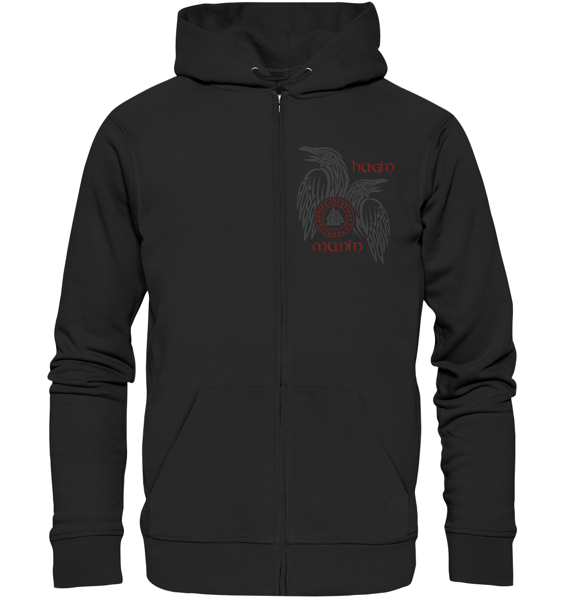 HUGIN & MUNIN - Organic Zipper - Donnerwolf